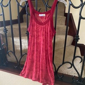 C&C California floral burnout tank